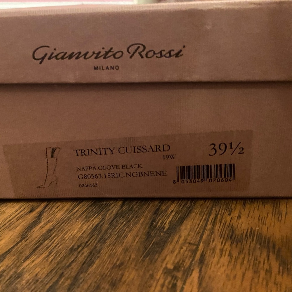 Gianvito Rossi Over The Knee Trinity Black Boots - Picture 5 of 12